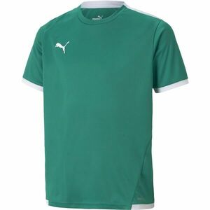 Puma TEAM LIGA JERSEY JR Tricou de fotbal pentru juniori, verde, mărime imagine