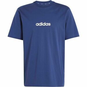 adidas ESSENTIALS LINEAR SINGLE JERSEY Tricou de bărbați, albastru închis, mărime imagine