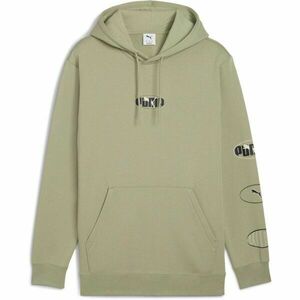 Puma ESSENTIALS LOGO LAB EXEKUTION HOODIE Hanorac bărbați, kaki, mărime imagine
