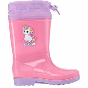 AQUOS RASTY K COLLAR Cizme de cauciuc pentru fete, roz, mărime imagine