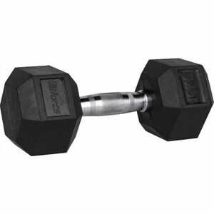 Fitforce FDBB 10KG Ganteră hexagon, argintiu, mărime imagine