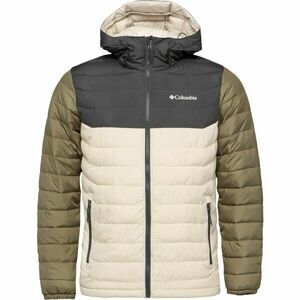 Columbia POWDER LITE HOODED JACKET Geacă de bărbați, bej, mărime imagine