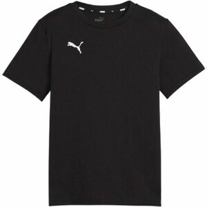 Puma TEAMGOAL CASUALS TEE JR Tricou sport băieți, negru, mărime imagine