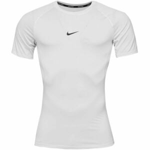 Nike M NP DF TIGHT TOP SS Tricou de antrenament pentru bărbați, alb, mărime XXL imagine