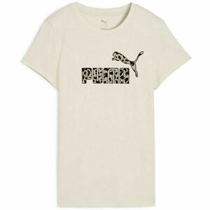Puma ESSENTIALS + ANIMAL GRAPHIC TEE Tricou pentru femei, bej, mărime imagine