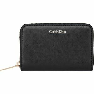 Calvin Klein FOIL LOGO MEDIUM ZIP AROUND Portofel pentrui femei, negru, mărime imagine