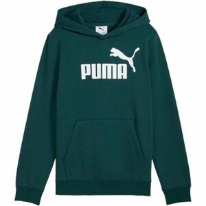 Puma ESSENTIALS NO.1 LOGO HOODIE FL G Hanorac fete, verde închis, mărime imagine