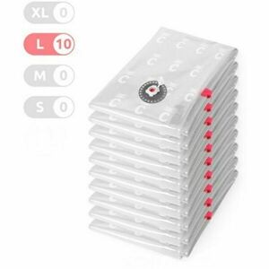 COMPACTOR BAG ASPISPACE 10PCS L Saci vidați pentru depozitare, transparent, mărime imagine