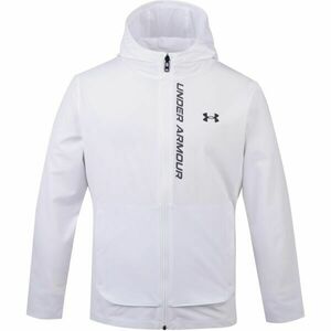Under Armour OUTRUN THE STORM JACKET Geacă pentru bărbați, alb, mărime imagine
