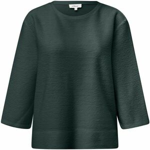 s.Oliver SWEATSHIRT NOOS Hanorac de femei, verde închis, mărime imagine