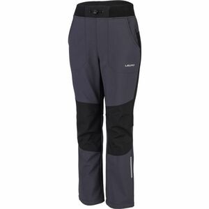 Lewro NORAY Pantaloni softshell băieți, gri închis, mărime 128-134 imagine