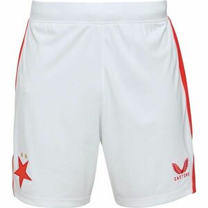 CASTORE SLAVIA PRAGUE HOME SHORT Șort fotbal de bărbați, alb, mărime imagine
