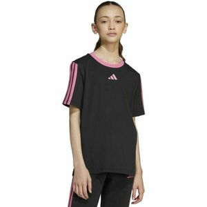 adidas JG 3-STRIPES BF TEE Tricou fete, negru, mărime imagine
