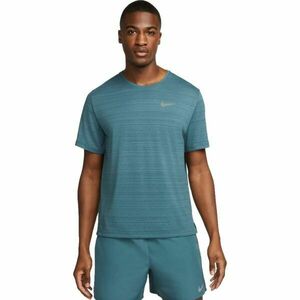 Nike DRI-FIT MILER Tricou alergare bărbați, verde închis, mărime imagine