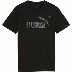 Puma ESSENTIALS CAMO TEE B Tricou pentru băieţi, negru, mărime imagine
