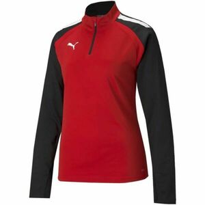 Puma TEAMLIGA 1/4 ZIP TOP Hanorac fotbal bărbați, roșu, mărime imagine