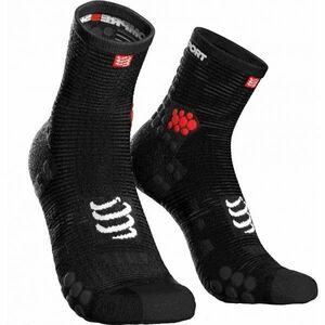 Compressport RACE V3.0 RUN HI Șosete alergare, negru, mărime imagine