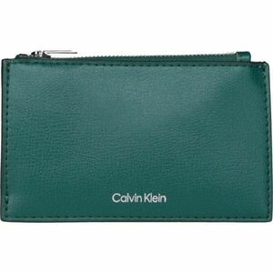 Calvin Klein FOIL LOGO TOP ZIP CARDCASE Portofel pentrui femei, verde închis, mărime imagine