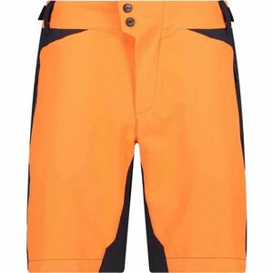 CMP FREE BIKE BERMUDA WITH INNER MESH UNDERWEAR Pantaloni scurți ciclism pentru bărbați, portocaliu, mărime imagine