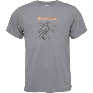 Columbia ZERO RULES LIGHT SS GRAPHIC CREW Tricou de bărbați, gri, mărime imagine