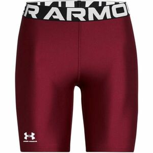 Under Armour AUTHENTICS 8IN Pantaloni scurți pentru femei, vișiniu, mărime M imagine