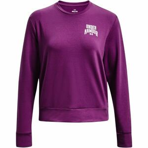 Under Armour RIVAL TERRY GRAPHIC CREW Hanorac damă, mov, mărime S imagine