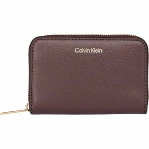 Calvin Klein FOIL LOGO MEDIUM ZIP AROUND Portofel pentrui femei, vișiniu, mărime imagine