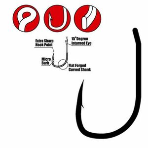 Carlige G-Carp Specialist R 10 buc/plic Gamakatsu (Marime Carlige: Nr. 4) imagine