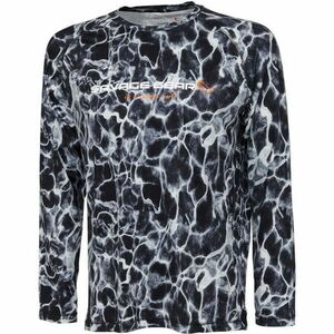 Bluza Savage Gear Night UV WaterPrint, maneca lunga (Marime: M) imagine