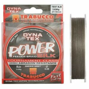 Fir Power Silk Feeder Braid Smoke Gray 100m Trabucco (Diametru fir: 0.10 mm) imagine
