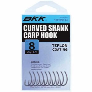 Carlige BKK Carp Curved Shank SuperSlide, 10 buc (Marime Carlige: Nr. 2) imagine