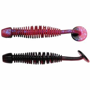 Grub Berkley PowerBait Power Leech, Salmon Egg Red/Black, 5 cm, 12 buc/plic imagine