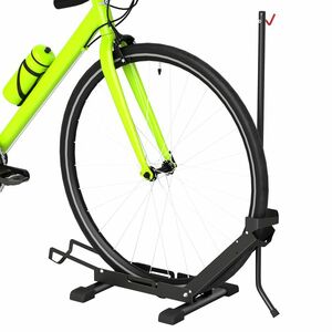 SPORTNOW Suport pentru Biciclete Reglabil din Oțel și Plastic, Negru | Aosom Romania imagine