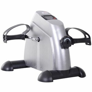Bicicletă de Exerciții Compactă All-in-One de la HOMCOM cu Rezistență Reglabilă și Ecran LCD pentru Antrenament la Domiciliu | Aosom Romania imagine