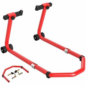 HOMCOM Stand pentru motociclete de 390 kg Față-Spate cu Furci Reglabile | Aosom Romania imagine