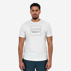 Tricou imprimeu Puma Alb Bărbați imagine