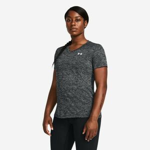 Tricou Under Armour cu decolteu în V Tech™ Twist Negru Damă imagine