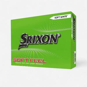 Set 12 mingi de golf Srixon Soft Feel Alb imagine