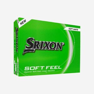 Set 12 mingi de golf Srixon Soft Feel Alb imagine