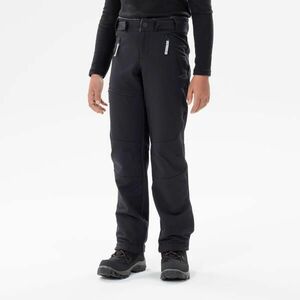 Pantalon Softshell Drumeție la munte MH500 Negru Copii 7-15 ani imagine