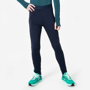 Colanți alergare tehnici KIPRUN 900 stretch Albastru-Verde Băieți imagine