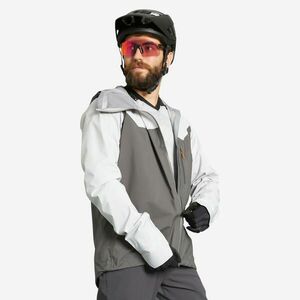 Geacă protecție ploaie MTB All Mountain Gri imagine