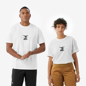 Tricou rezistent Escaladă Vertika alb Bărbați imagine