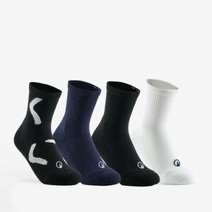 Set 4 x PERECHI ȘOSETE DE TENIS LUNGI RS 300 ALB BLEUMARIN COPII imagine