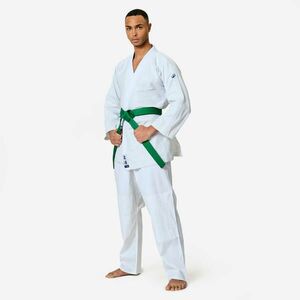 Kimono de judo ușor și rezistent Alb Adulți imagine