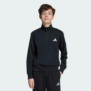 Hanorac cu fermoar ADIDAS Negru Copii imagine