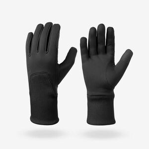 Mănuşi călduroase Echitație 100 warm Negru Copii imagine