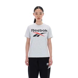 Tricou din bumbac Reebok Gri Damă imagine