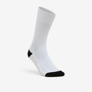 Șosete lungi de handbal HIGH alb-negru adulți imagine