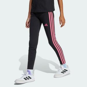 Colanți bumbac ADIDAS Educație fizică Negru-Roz Fete imagine